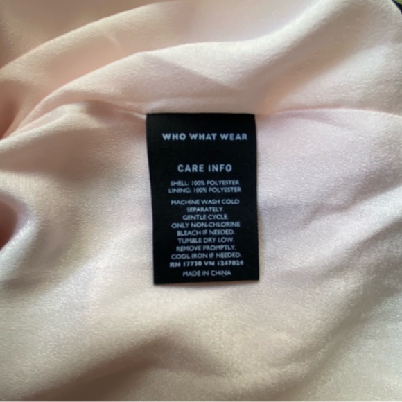 Who What Wear Pink Floral Slip Dress - Picture 5 of 7